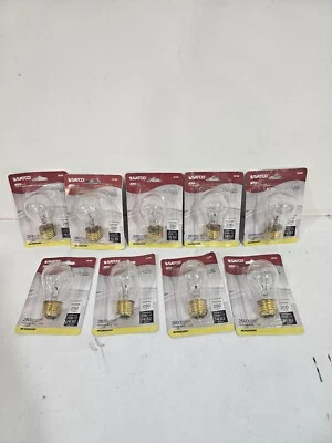 Satco S3720 Clear 130V 2700K A15 Long-Life Appliance Light Bulb 40W (Pack of 9) - Image 1 of 3