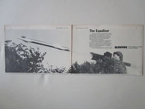 4/1969 PUB SHORT & HARLAND BLOWPIPE ANTI AIRCRAFT MISSILE ORIGINAL ANZEIGE - Bild 1 von 1