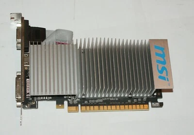 MSI GeForce 210 1GB DVI/VGA/HDMI PCIE Silent Graphics Card - Image 1 of 3