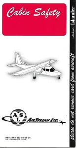 Tarjeta de seguridad - Air Stream Limited - BN-2 Islander (S4778) - Imagen 1 de 1