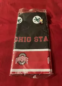 Ohio State University - OSU - Cubierta de mesa de plástico 54"" x 108"" - Nueva/Sellada - Imagen 1 de 2
