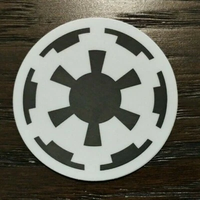 Star Wars Empire logo sticker 3" circle cut (SW empire, retro, traditional)