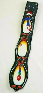Christmas Holiday Penguin Neck Tie - Picture 1 of 8