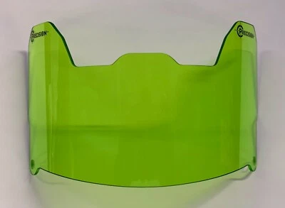 Precision Football Helmet Visor, Action Green