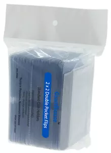 Paquete de 100 volteadas de monedas sin plastificar de doble bolsillo Guardhouse con inserciones - Imagen 1 de 1