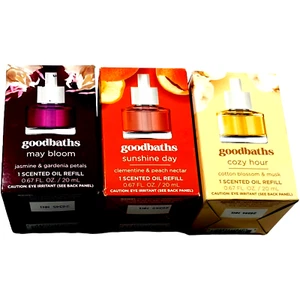 Recargas de aceite perfumado Goodbaths - LOTE de 3 - Diferentes aromas - Imagen 1 de 7