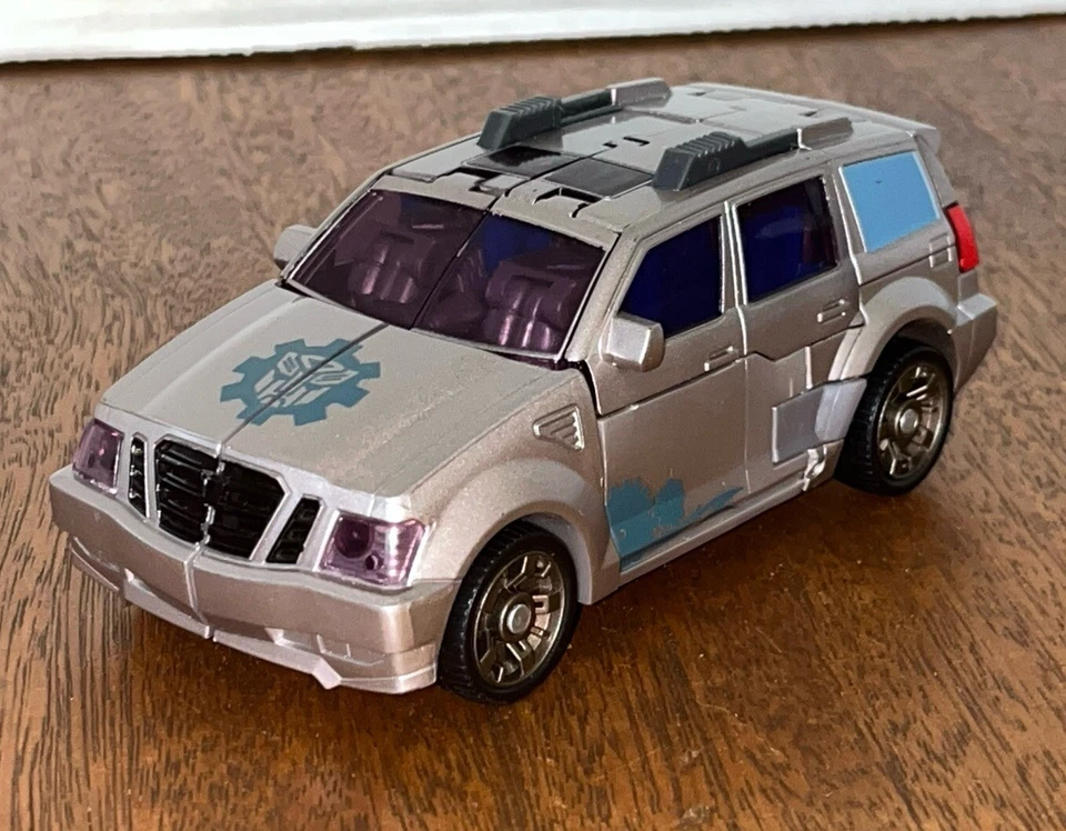 Vintage Hasbro Revenge Of The Fallen Transformers Robots Silver Car J3 - Image 1 of 4