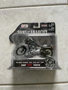 Maisto Die-Cast, 5"x3", Sons of Anarchy, 2001 Harley Davidson Dyna Super Glide - Picture 1 of 2