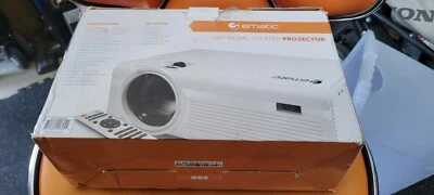 LCD Theater Projector Portable Theater 1080p HD Compatible Ematic EPJ480BU - Image 1 of 4