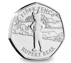 2020 Isle Of Man Rupert Bear 50p Coin Rare Fifty Pence From Sealed Bag