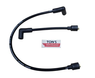 Ton's 8mm Spark Plug Wires for 91-98 Harley Davidson Big Twin FXD Dyna Softail - Image 1 of 4