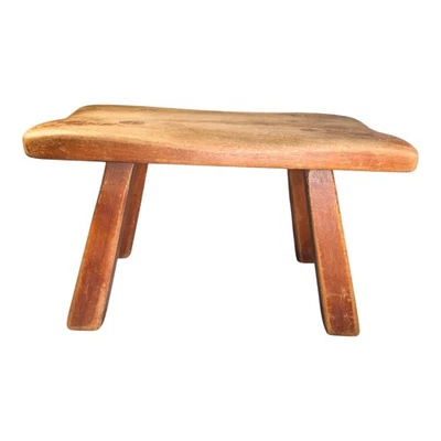 Taburete de pie de madera vintage auténtico Cushman Colonial Creation 9038 intacto Foto 1 de 4