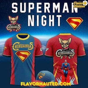 El Paso Chihuahuas Superman 2025 Limited Edition T-Shirt 3D - Picture 1 of 4