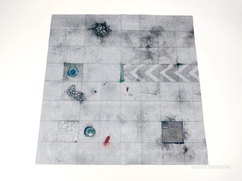 Deadzone Alfombra Juego Neopreno Terreno Juego 2x2' 24x24" Foto 1 de 1