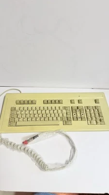 Vintage CHNO heavy keyboard with clicky black Cherry Keys DIN5 AT connector - Image 1 of 4