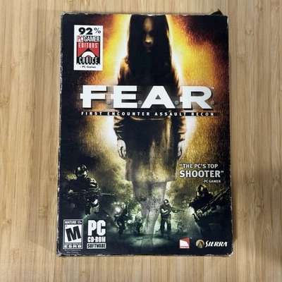 F.E.A.R.: First Encounter Assault Recon (PC, 2005) Small Box Complete W/ Manual - Image 1 of 4