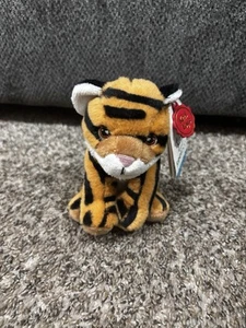 Keel Eco Toys Keeleco Wild Tiger Stuffed Soft Toy Plush Wild Animal Small - Picture 1 of 5