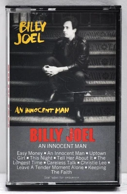 BILLY JOEL  "An Innocent Man"   1983  Cassette   Columbia  QCT 38837 - Image 1 of 4