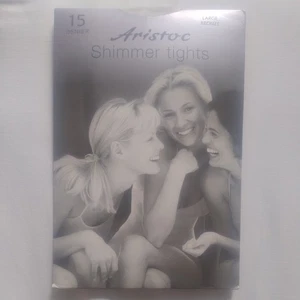 Medias Aristoc 15 Den Shimmer, talla grande en bronce - Imagen 1 de 4