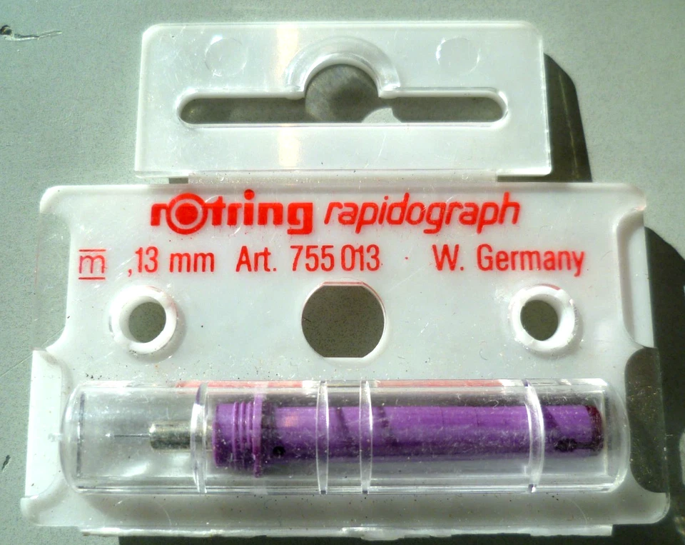 Rotring Isograph Zeichenkegel 0,13 mm Artikelnummer 751013 neu - Bild 1 von 1