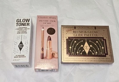 Charlotte Tilbury Hollywood Blush & Glow Palette, Pillow Talk Lip Kit,Glow Toner - Image 1 of 3