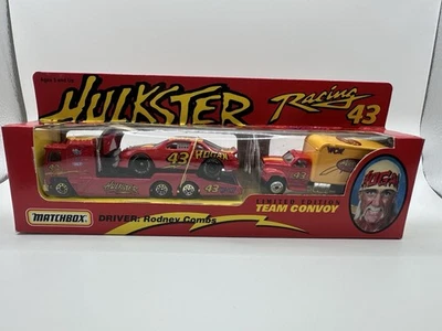 WCW Hulk Hogan Matchbox Set Hulkster Racing #43 Rodney Combs Team Convoy Nuevo Foto 1 de 4