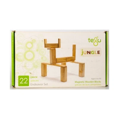 Bloques de madera magnéticos Tegu Jungle - Juego Endeavor en muy buen estado+/casi nuevo Foto 1 de 2