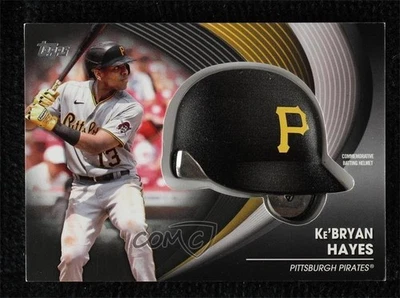 2022 Series 2 Batting Helmet Commemorative Relics Black /299 Ke'Bryan Hayes - Image 1 of 2