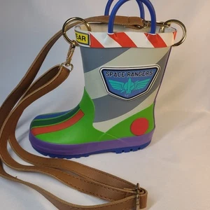 Disney Toy Story Buzz Lightyear Stivali da Pioggia Borsa Messenger a Tracolla - Foto 1 di 6