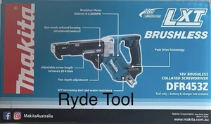 Makita 18V Brushless Collated Screwdriver, DFR453Z. AU Stock. - Picture 1 of 1