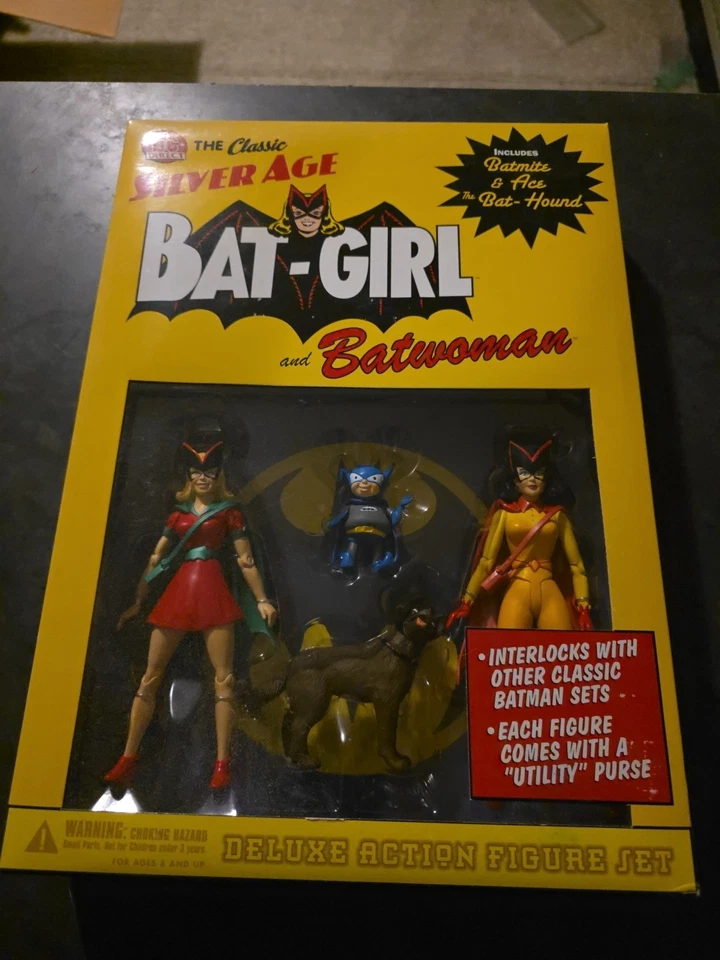 DC Direct The Classic Silver Age BAT-GIRL and BATWOMAN Batman Action Figure Set - Image 1 of 2