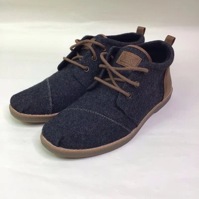 Skechers BOBS Urban Summit Oxford Ankle Boots Blue Denim Size 9 - Image 1 of 4