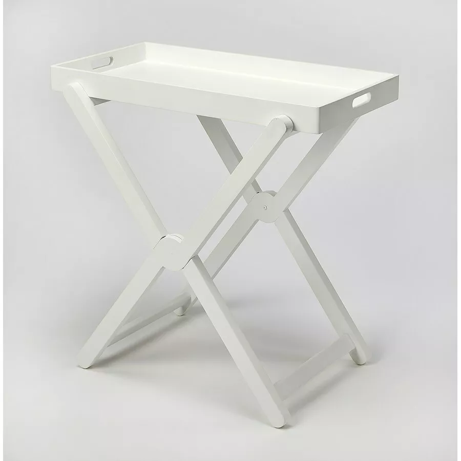 Butler Edna Tray Table, White - 5360288 - Image 1 of 1