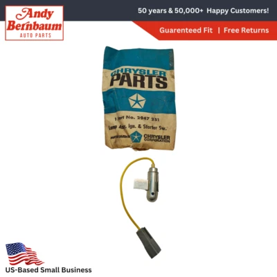 1969 Chrysler Dodge C-Body Ignition Lamp Light W/ Starter Switch 2947251 NOS. - Image 1 of 4