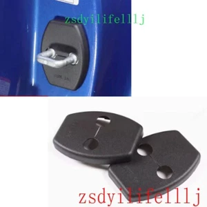 2x For Subaru BRZ Front Left Right L R Door Locker Lock Black ABS Cover Frame - Picture 1 of 1