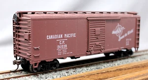 ATHEARN Canadian Pacific CP 40' Box Car con Kadees e ruote in metallo, C7 - Foto 1 di 6