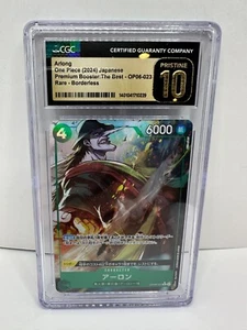 Tarjeta de una pieza Arlong R OP06-023 lámina artística completa Japón CGC impecable 10 - Imagen 1 de 2