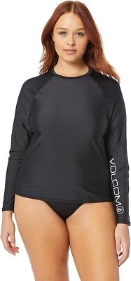 Volcom Womens Simply Solid Long Sleeve Swimwear Size Large - Image 1 of 4