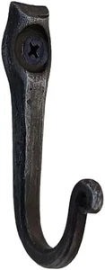 Handgeschmiedete Wandhaken Metall Schmiedeeisen Schmied Vintage Haken Hand - Bild 1 von 12
