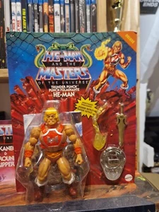 He-Man Thunder Punch Masters of The Universe Origins Motu Mattel Umpunched MOTU - Imagen 1 de 2