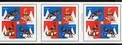 UNITED STATES SCOTT #5405/08 MILITARY DOGS COMPLETE BOOKLET MINT NH - Image 1 of 2