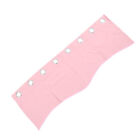 Pink Polyester Curtain Travel Window Valance Small Cupboard