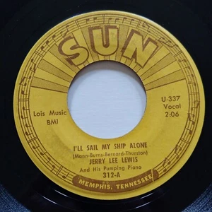 Jerry Lee Lewis ""I'll Sail My Ship Alone/It Hurt Me So"" Sun Records, 1958 - Bild 1 von 6