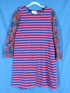 MATILDA JANE 435 Choose Your Own Path BLITZEN'S BALL DRESS Stripes/Floral SZ 8 - Picture 1 of 4