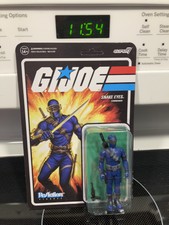 G.I. Joe Super7 ReAction 3.75  Action Figures Wave 3A Snake Eyes  Cartoon V2