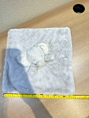 Koala Baby Lovey Gray Elephant Infant Baby Security Blanket Soft Rattle 14”x14'' - Image 1 of 3
