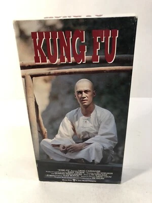 Kung Fu VHS Warner 90’s Cult Martial Arts David Carradine HTF Video Tape - Image 1 of 3