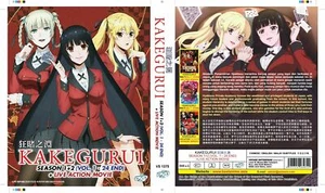 DVD KAKEGURUI Sea 1+2 Vol.1-24 END+Live Action Movie Eng Dub All Region FREESHIP - Bild 1 von 1