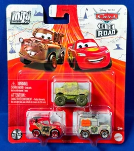 IVY Margaret Motorray CRYPTID BUSTER McQ Pixar Cars MINI RACERS 3-Pk ON THE ROAD - Foto 1 di 8