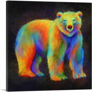 ARTCANVAS Polar Bear Canvas Art Print - Picture 1 of 11